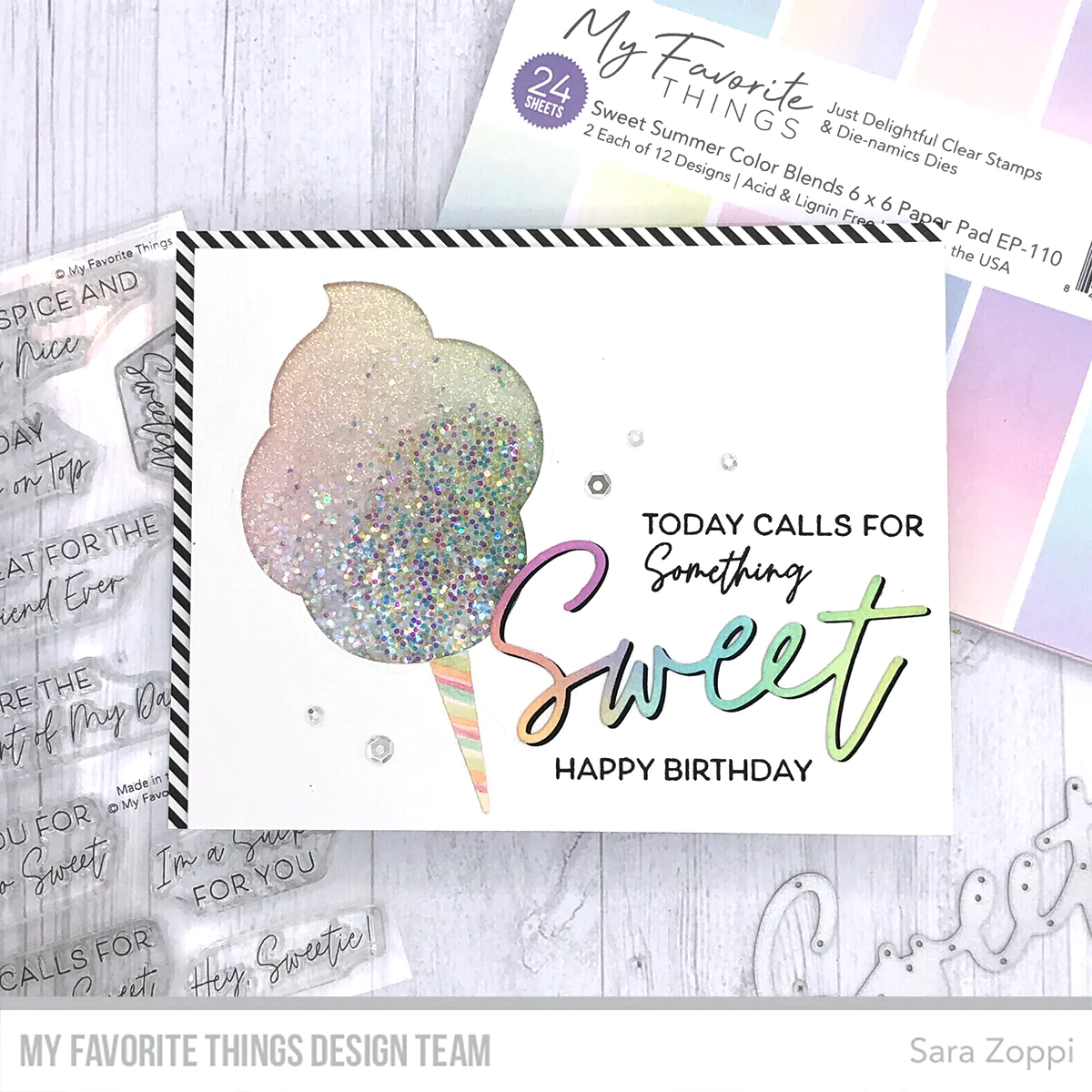 Bild 7 von My Favorite Things - Cotton Candy Cone Die-namics - Stanze Zuckerwatte