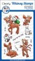 Bild 1 von Whimsy Stamps Clear Stamps  - Christmas Deer - Weihnachten Rentier