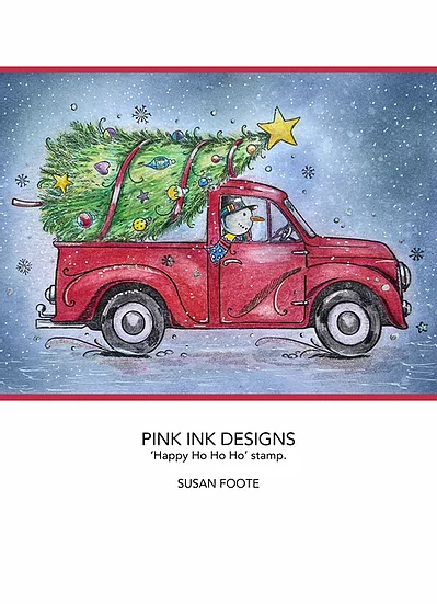Bild 10 von Pink Ink Designs - Stempel  Happy Ho Ho Ho - Weihnachten Auto