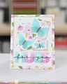 Bild 7 von Waffle Flower  Postage Collage Spring Breeze Stencil - Stencil-Set