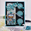 Bild 8 von Whimsy Stamps Clear Stamps - Robots