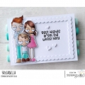 Bild 4 von Gummistempel Stamping Bella Cling Stamp ODDBALL MOM AND DAD