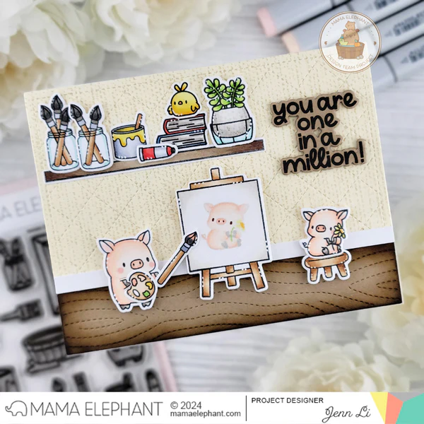 Bild 5 von Mama Elephant - Clear Stamps PAINTING PIGGIES