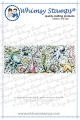 Whimsy Stamps Rubber Cling Stamp  - Ocean Fest Backgro Gummistempel  Meer