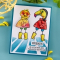 Bild 3 von Stampendous Perfectly Clear Stamps Set -  FransFormer Fun Feathers