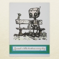 Bild 6 von Cosmic Shimmer Pre Cut Stamp - Gummistempel - Andy Skinner Bot-ology Spread A Little