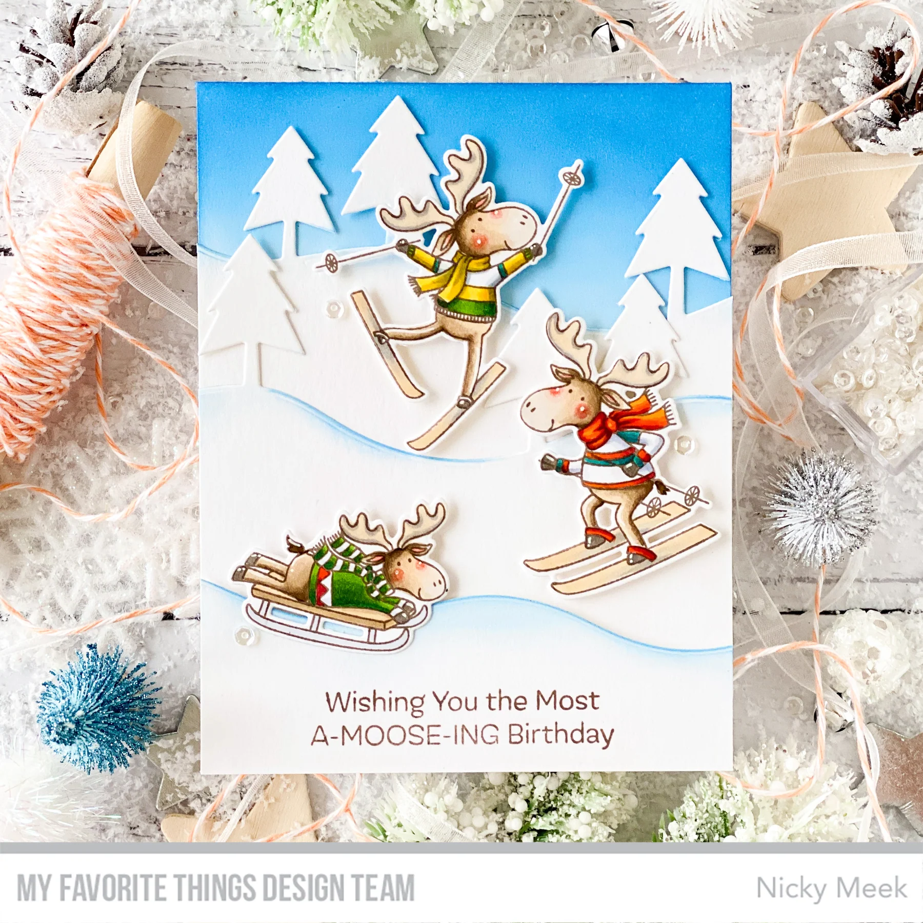 Bild 3 von My Favorite Things - Clear Stamps Merry Moose - Elch