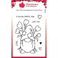 Woodware Clear Stamp Singles Love Gnome - Liebe