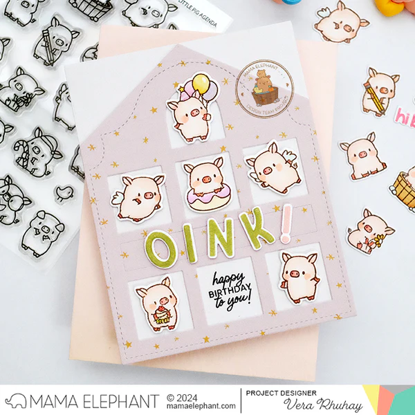 Bild 6 von Mama Elephant - Clear Stamps LITTLE PIG AGENDA