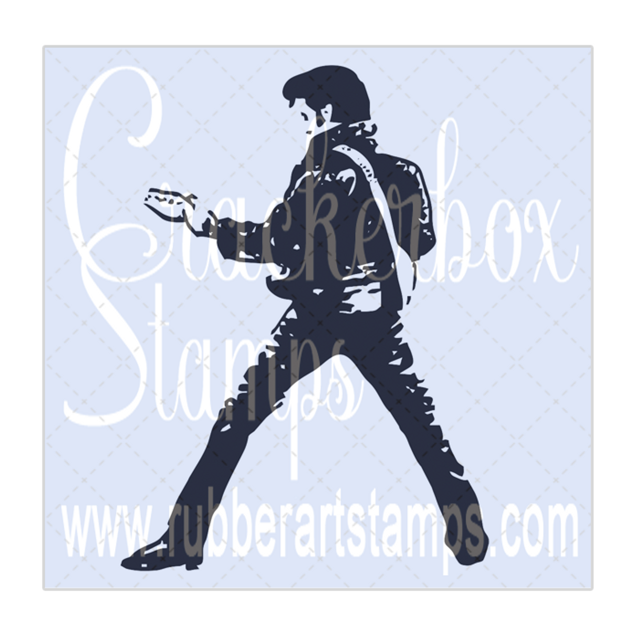 Crackerbox & Suzy Stamps Cling - Gummistempel Elvis 