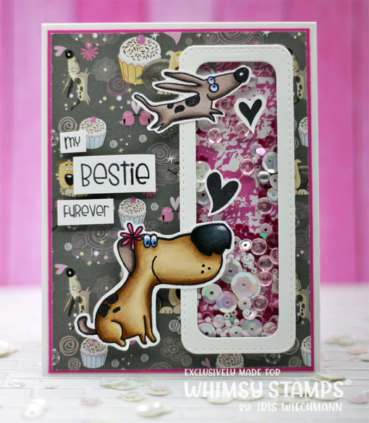Bild 3 von Whimsy Stamps Clear Stamps - Doggie Sketches - Hund