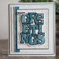 Bild 2 von Creative Expressions Big Bold Words Greetings Craft Die & Stamp Set - Stanze & Stempel