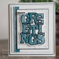 Bild 2 von Creative Expressions Big Bold Words Greetings Craft Die & Stamp Set - Stanze & Stempel