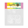 Bild 1 von Waffle Flower  Nesting Postage Collage Peony Stencil - Stencil-Set