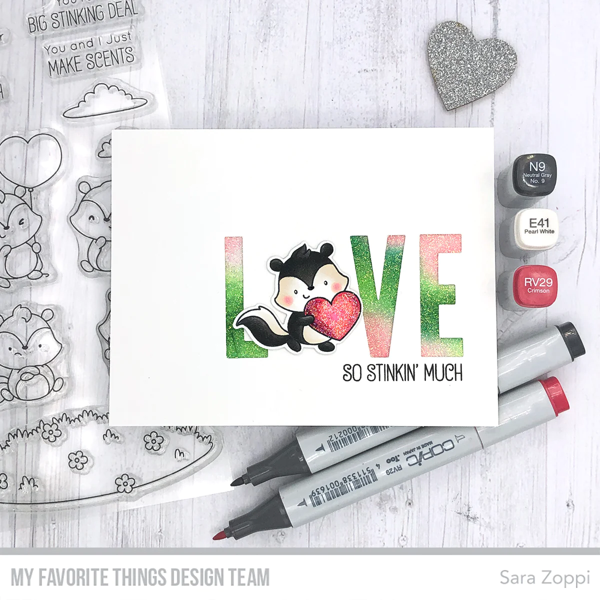 Bild 4 von My Favorite Things - Clear Stamps JB Scent-sational Skunks - Stinktiere