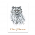 Bild 2 von For the love of...Stamps by Hunkydory - It's A Cat's Life Clear Stamp - Blue Persian