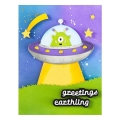 Bild 10 von Spellbinders UFO Friend Etched Dies - Stanz-Set Space Adventure Collection von Simon Hurley