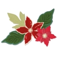 Bild 1 von Sizzix Stanzschablonen- und Stempelset Framelits & Stamps Seasonal Flowers - Weihnachtsstern