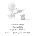 Bild 5 von Spellbinders Sending Peace Cling Rubber Stamp Set - House Mouse Stempelgummi