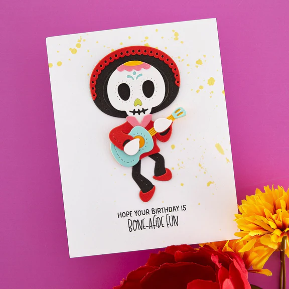Bild 8 von Spellbinders Dancin' Day of the Dead Boy Etched Dies from the Dancin' Halloween Collecti - Stanz-Set