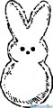 StempelBar Stempelgummi großer Marshmallowhase