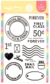 Bild 1 von Waffle Flower Oversized Postage Clear Stamp Set - Stempel