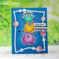 Bild 5 von Whimsy Stamps Clear Stamps - Monster Cuties