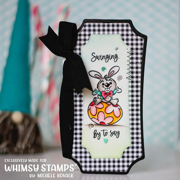 Bild 12 von Whimsy Stamps Clear Stamps - Hoppy Easter Bunny - Ostern Hase