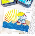 Bild 12 von Whimsy Stamps Clear Stamps - Hippo Beach Fun Nilpferd