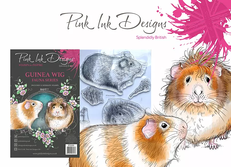 Pink Ink Designs - Stempel Guinea Wig - Meerschweinchen