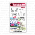 Art Impressions Stempelgummi Watercolor - Wrought Iron Set
