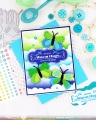 Bild 6 von Waffle Flower Cloudy Skies Stencil - Schablone Wolken