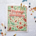 Bild 19 von Waffle Flower Confetti Background Stencil - Stencilschablone 
