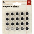 Basic Grey Magnetic Discs - Magnete