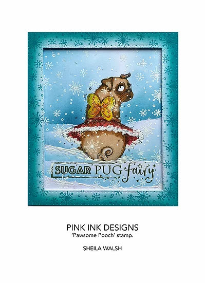 Bild 2 von Pink Ink Designs - Stempel  Pawsome Pooch - Weihnachten Hunde