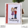 Bild 2 von Gummistempel Stamping Bella Cling Stamp ODDBALL MOM AND DAD