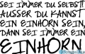StempelBar Stempelgummi Sei immer du selbst...