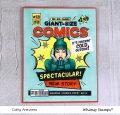 Bild 4 von Whimsy Stamps Rubber Cling Stamp  - Comic Book Page Gummistempel Comicheftseite