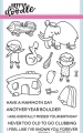 Heffy Doodle Clear Stamps Set -  Prehistoric Pals - Stempel Prähistorische Freunde