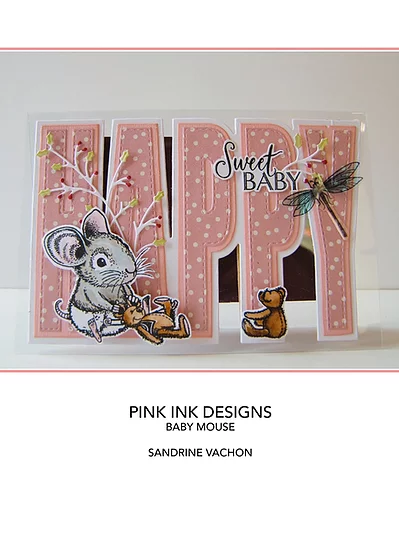Bild 4 von Pink Ink Designs - Stempel Baby Mouse (Baby Maus)