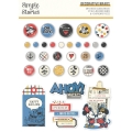 Say Cheese Classic Mouse Decorative Brads - Embellishment
