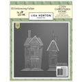 LISA HORTON - 3D Prägefolder und Stanze - Cozy Christmas Home