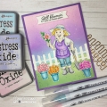 Bild 4 von Art Impressions Clear Stamps with dies Gardener Gail - Ai People Stempelset inkl. Stanzen