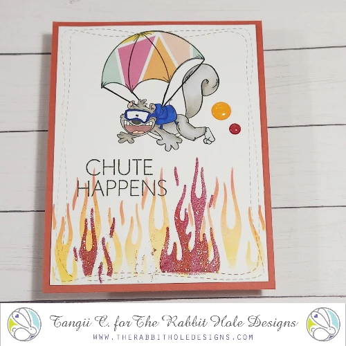 Bild 2 von The Rabbit Hole Designs Clear Stamps  - Clarence Skydive DP
