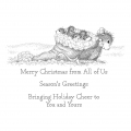 Bild 3 von Spellbinders  Christmas Friends   Cling Rubber Stamp Set - House Mouse Stempelgummi