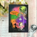 Bild 7 von Whimsy Stamps Rubber Cling Stamp - Halloween Bawoon