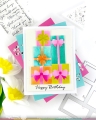Bild 3 von Waffle Flower Postage Collage Gifts Stencil - Stencilschablone 