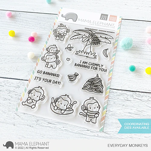 Mama Elephant - Clear Stamps EVERYDAY MONKEYS