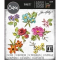 Sizzix Thinlits Die by Tim Holtz - Stanzschablone - Brushstroke Flowers Mini