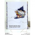 Bild 3 von Gummistempel Stamping Bella Cling Stamp GNOME RIDING THE WAVES